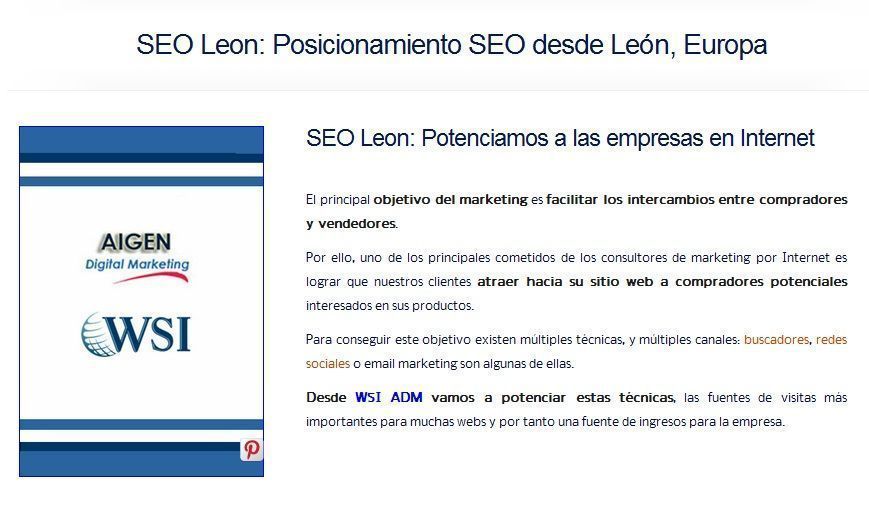 SEO Leon Posicionamiento Web